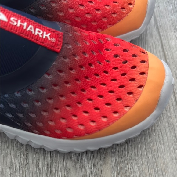 EUC Rugged Shark Toddler Boys Blue, Orange, Red Water Shoes with Tread Size 9 - Picture 10 of 10